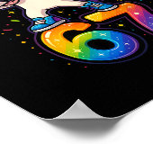 67 Unicorn Dabbing Six Seven Meme Funny  ポスター (角)