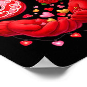 67 Valentine 6 7 Meme Pajamas Holiday Gen Alpha Sl ポスター (角)