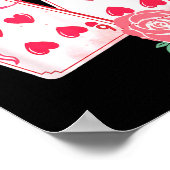 67 Valentine Mahjong Funny Six Seven Meme Coquette ポスター (角)