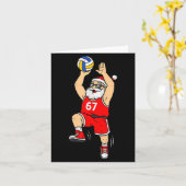 67 Volleyball Santa Six Seven Meme Christmas Srt M カード (黄色い花)