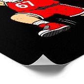 67 Volleyball Santa Six Seven Meme Christmas Srt M ポスター (角)