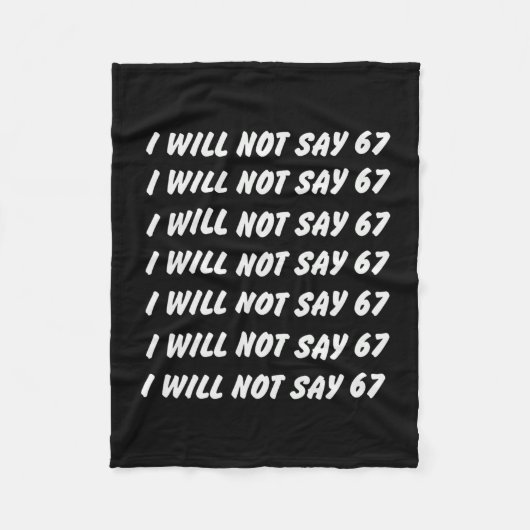 67 Write Lines Six Seven 7endy 6 7endy 67 Meme Fun フリースブランケット (正面)