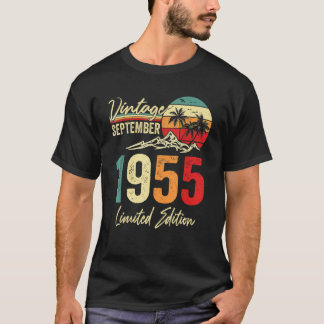 67 Yr Old Vintage September 1955  67th Tシャツ