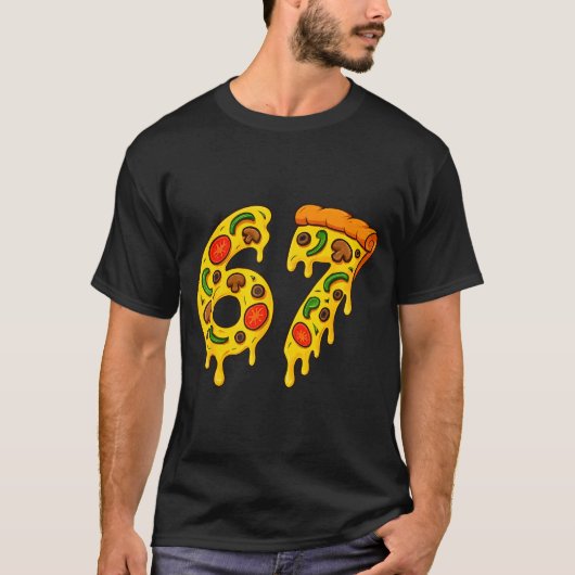 67 Zza ミーム 楽しい 数字のスラング キッズ D Tシャツ (正面)