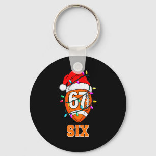 67endy クリスマス フットボール – 6 と 7 のおそろいコーデ キーホルダー