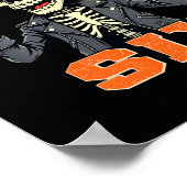 67endy Skeleton – 67 Six Seven Halloween 6 Long Sl ポスター (角)