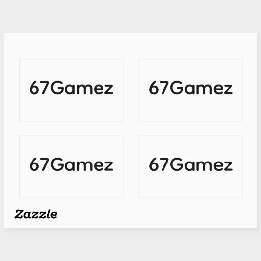 67Gamez ステッカー 2 (シート)