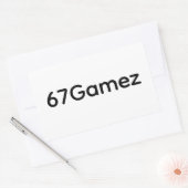 67Gamez ステッカー 2 (封筒)