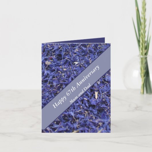 67thアニバーサリー編集可能 カード (正面)