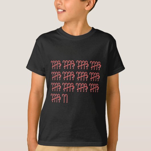 67th 数字 カウント キャンディケーン 算数教師 ヴィンテージ tシャツ (正面)