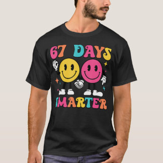 67Th Day Of School 67 Days Smarter Teacher Student Tシャツ