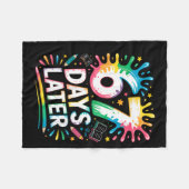 67th Day Of School 67 Meme Teacher Student 67 Days フリースブランケット (正面(横))