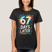 67th Day Of School 67 Meme Teacher Student 67 Days Tシャツ (正面)