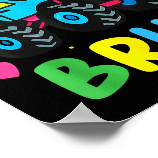 67th Day Of School Bruh Funny Meme 67 Monster Truc ポスター (角)