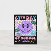 67th Day Of School Six Seven 67 Meme  カード (正面)
