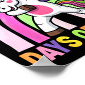 67th Day Of School Unicorn 67 Magical Days Teacher ポスター (角)