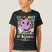 67th Day Of School Vibes Funny Six Seven 67 Meme S Tシャツ (正面)