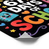 67th Day Rainbow Teacher I Survived 67 Days Of Sch ポスター (角)