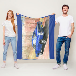 68のごまかしの充電器の背面図のフリースブランケット フリースブランケット