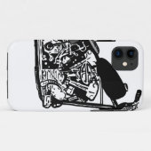 68の指の関節のヘッドオートバイ Case-Mate iPhoneケース (裏面(横))