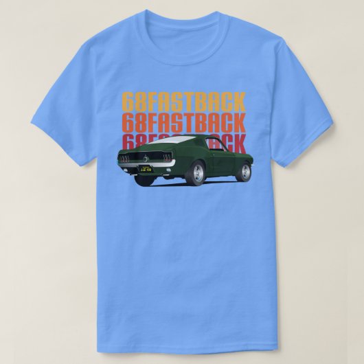 68ファストバック Tシャツ (デザイン正面)