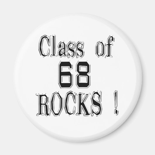68ロックスのクラス！マグネット マグネット (正面)