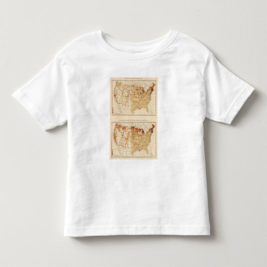 68人の先住民カナダ1900年 トドラーTシャツ (正面)