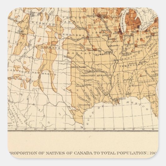 68先住民カナダ1900 スクエアシール (正面)