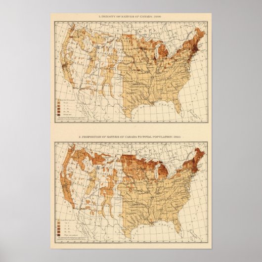 68先住民カナダ1900 ポスター (正面)
