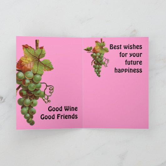 68周年記念の願い、カスタマイズ可能 カード (内部)