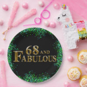 68歳の誕生日 ペーパープレート (パーティー)