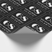 68番目の誕生日-インスパイアアールデコ検索"68",名前 ラッピングペーパー (角)