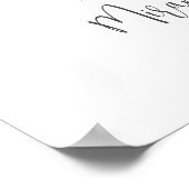 68誕生日番号68カスタムフォトコラージュ ポスター (角)