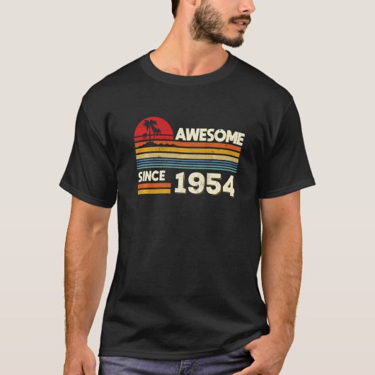 68誕生日素晴らし1954年68歳のバレ以来 Tシャツ (正面)