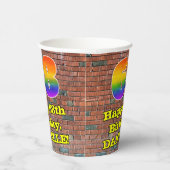 68誕生日:おもしろいグラフィティインスパイア – レボイン68 紙コップ (右)