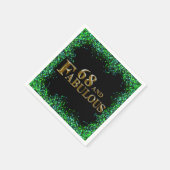 68誕生日 スタンダードカクテルナプキン (角)