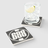 688, Midtown Atlanta Marble Stone Coaster ストーンコースター (横)