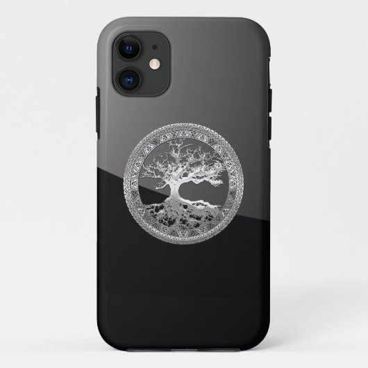 [68]シルバーケルトの生命の木 Case-Mate iPhoneケース (裏面)