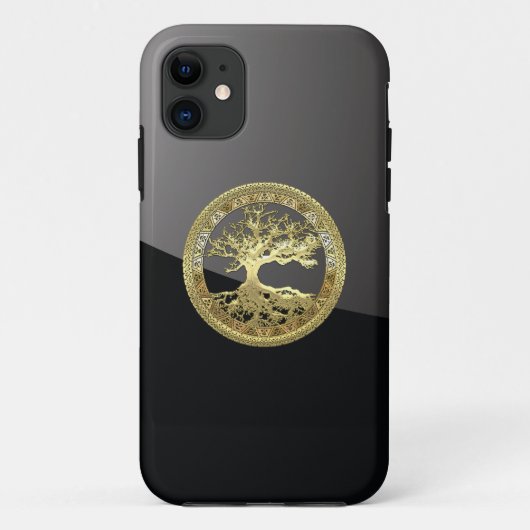 [68]黄金ケルトの生命木 Case-Mate iPhoneケース (裏面)