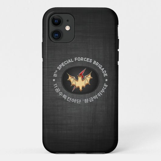 [68] 11th SF BDE Patch Special Edition Case-Mate iPhoneケース (裏面)