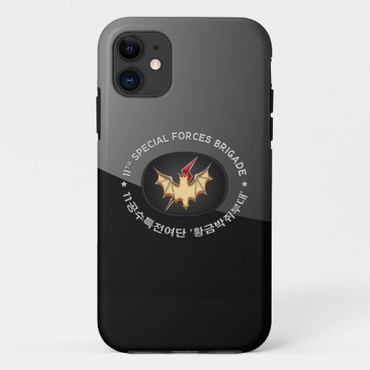 [68] 11th SF BDE Patch Special Edition Case-Mate iPhoneケース (裏面)