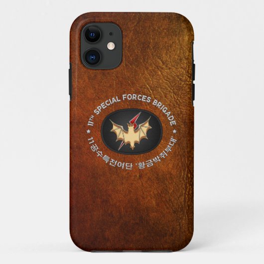 [68] 11th SF BDE Patch Special Edition Case-Mate iPhoneケース (裏面)