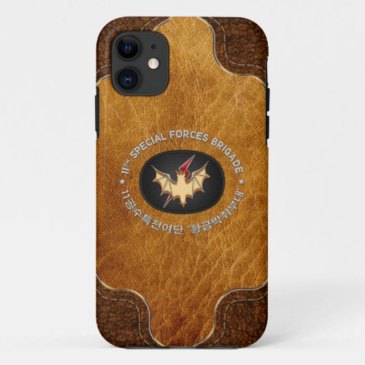 [68] 11th SF BDE Patch Special Edition Case-Mate iPhoneケース (裏面)