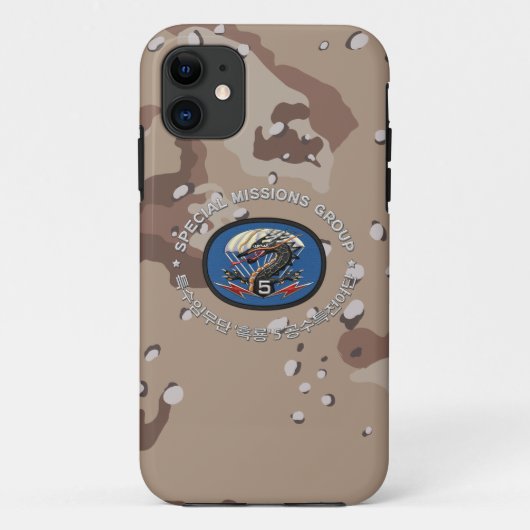 [68] 5th SF BDE Patch Special Edition Case-Mate iPhoneケース (裏面)