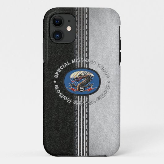 [68] 5th SF BDE Patch Special Edition Case-Mate iPhoneケース (裏面)