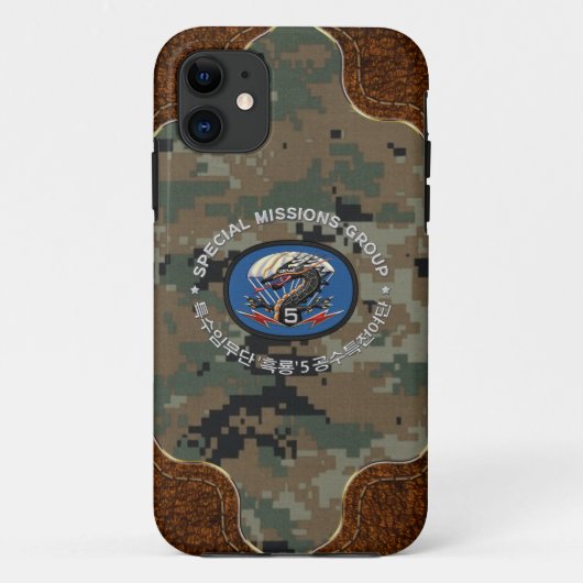 [68] 5th SF BDE Patch Special Edition Case-Mate iPhoneケース (裏面)