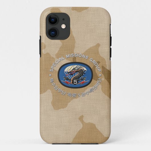 [68] 5th SF BDE Patch Special Edition Case-Mate iPhoneケース (裏面)