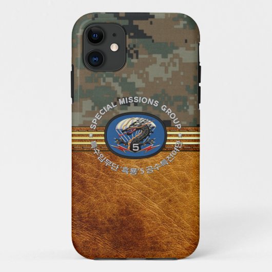 [68] 5th SF BDE Patch Special Edition Case-Mate iPhoneケース (裏面)