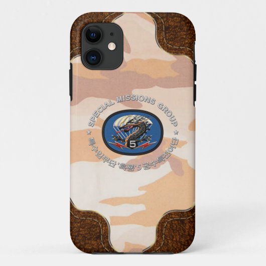 [68] 5th SF BDE Patch Special Edition Case-Mate iPhoneケース (裏面)