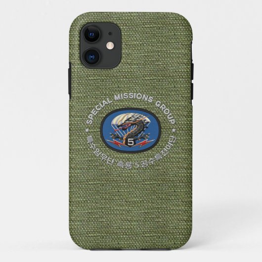[68] 5th SF BDE Patch Special Edition Case-Mate iPhoneケース (裏面)